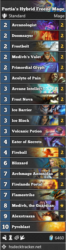 Portia’s Hybrid Freeze Mage