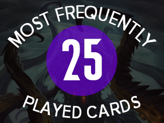 25 Most Frequently Played Cards Thumbnail