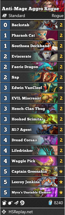 Anti-Mage Aggro Rogue