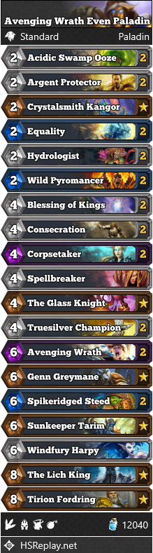 Avenging Wrath Even Paladin