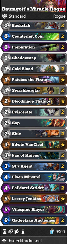 Baumgott’s Miracle Rogue