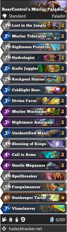 BoarControl’s Murloc Paladin