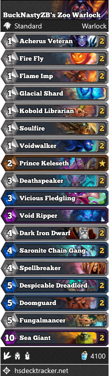 BuckNastyZB’s Zoo Warlock