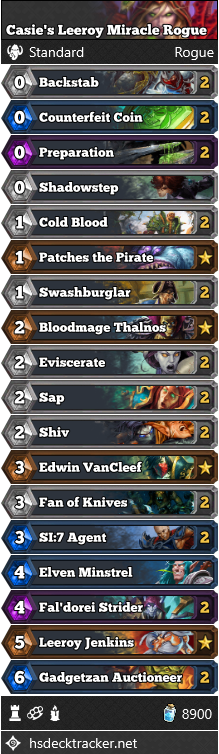 Casie’s Leeroy Miracle Rogue
