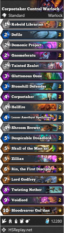 Corpsetaker Control Warlock