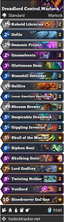 Dreadlord Control Warlock