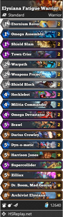 Elysiana Fatigue Warrior