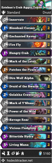 Esteban’s Crab Aggro-Token Druid