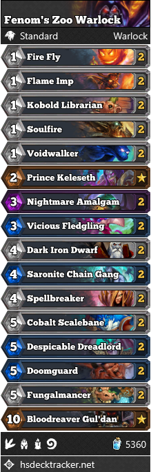 Fenom’s Zoo Warlock