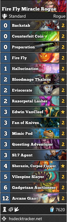 Fire Fly Miracle Rogue