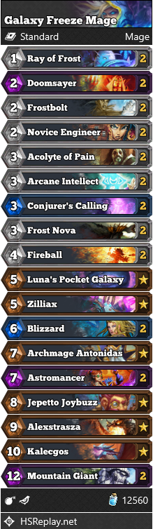 Galaxy Freeze Mage