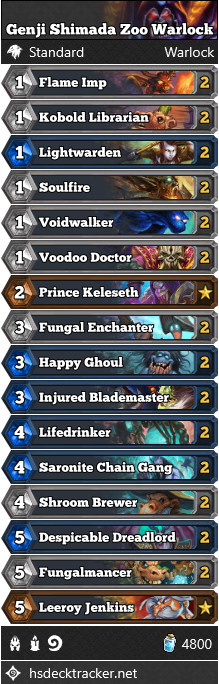 Genji Shimada Zoo Warlock