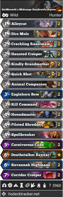 GetMeowth’s Midrange Deathrattle Hunter