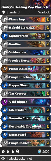 Ginky’s Healing Zoo Warlock