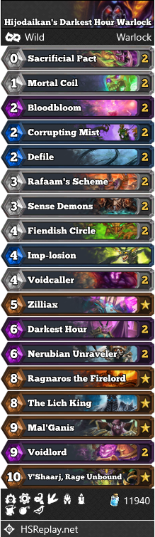 Hijodaikan’s Darkest Hour Warlock