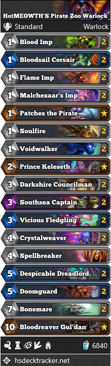 HotMEOWTH’S Pirate Zoo Warlock