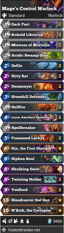 Mage’s Control Warlock
