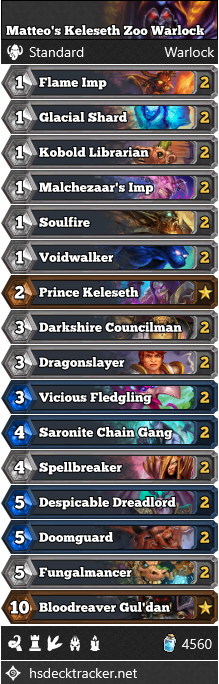 Matteo’s Keleseth Zoo Warlock