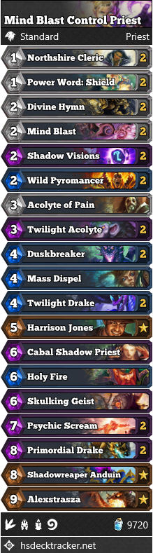Mind Blast Control Priest