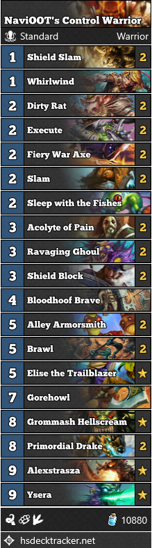 NaviOOT’s Control Warrior