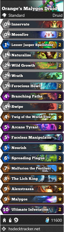 Orange’s Malygos Druid