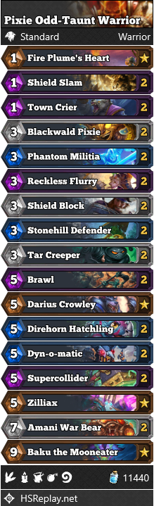 Pixie Odd-Taunt Warrior