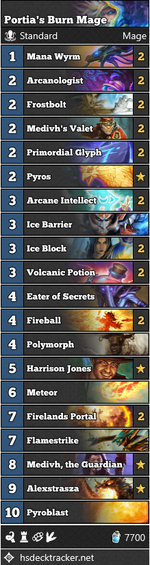 Portia’s Burn Mage