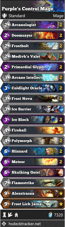 Purple’s Control Mage