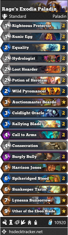 Rage’s Exodia Paladin