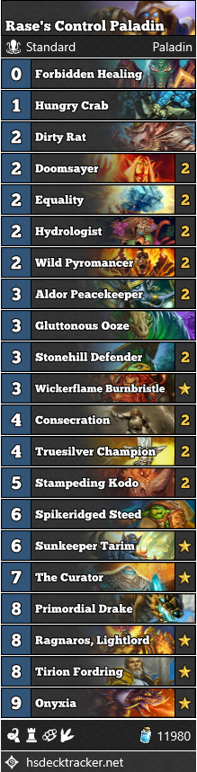 Rase’s Control Paladin