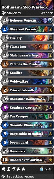 Rothman’s Zoo Warlock