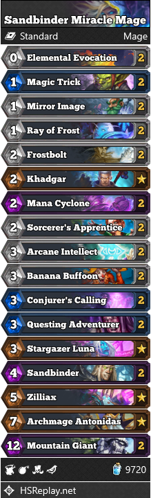 Sandbinder Miracle Mage