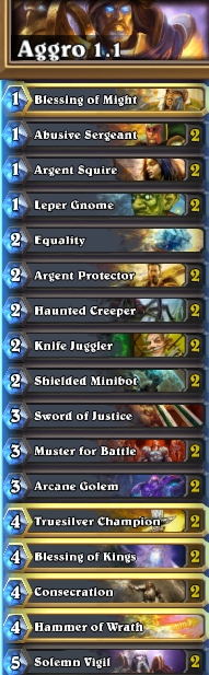 Shockmaster Aggro Paladin