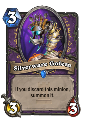 Silverware Golem