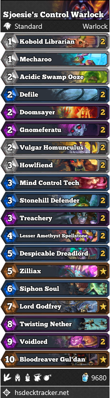 Sjoesie’s Control Warlock