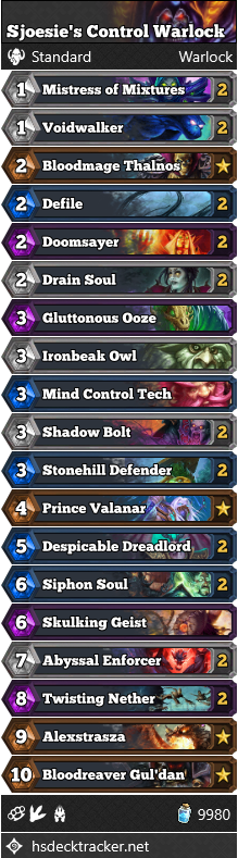 Sjoesie’s Control Warlock