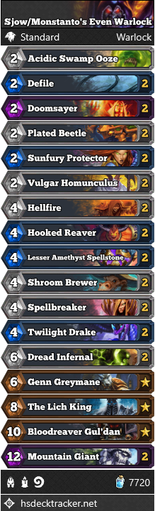 SjowMonstanto’s Even Warlock