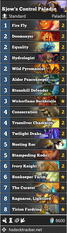 Sjow’s Control Paladin