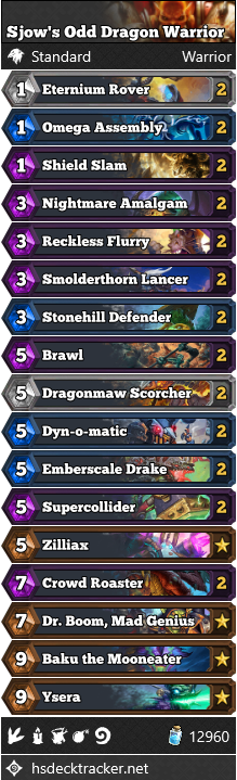 Sjow’s Odd Dragon Warrior