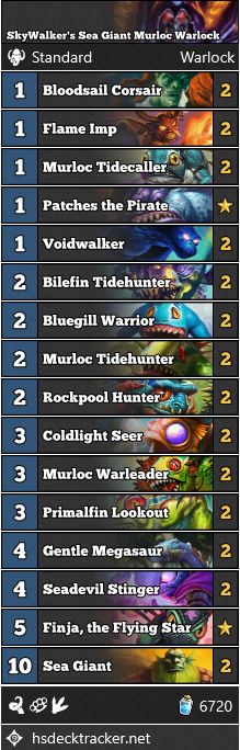 SkyWalker’s Sea Giant Murloc Warlock