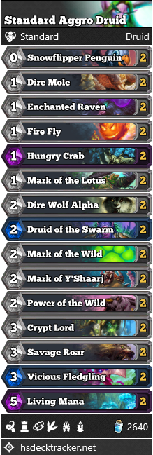 Standard Aggro Druid