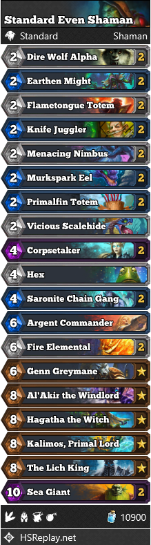 Standard Even Shaman