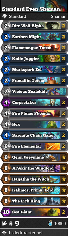 Standard Even Shaman