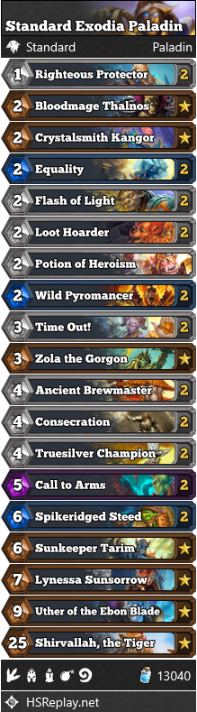 Standard Exodia Paladin