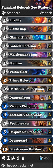 Standard Keleseth Zoo Warlock