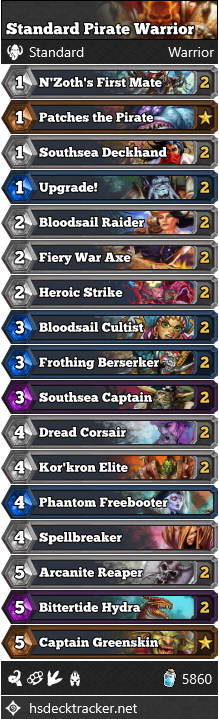 Standard Pirate Warrior