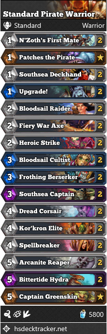 Standard Pirate Warrior