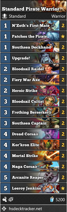 Standard Pirate Warrior