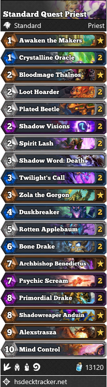 Standard Quest Priest