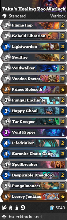 Taka’s Healing Zoo Warlock